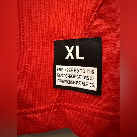 Nike Red Ohio State University OSU Buckeyes Baseball Jersey | XL - Picture 3 of 5